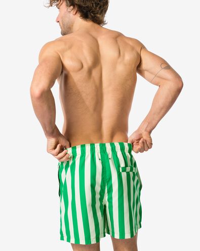 herenzwembroek strepen groen - 22150140GREEN - HEMA