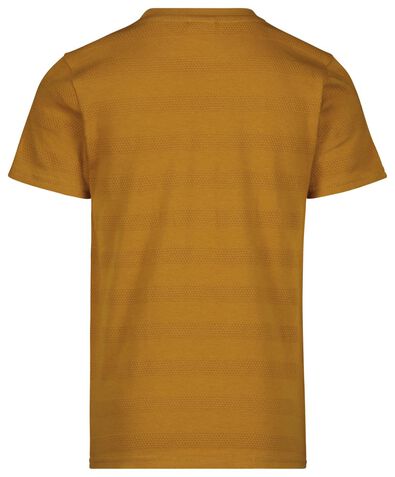 kinder t-shirt structuur bruin - 1000023072 - HEMA