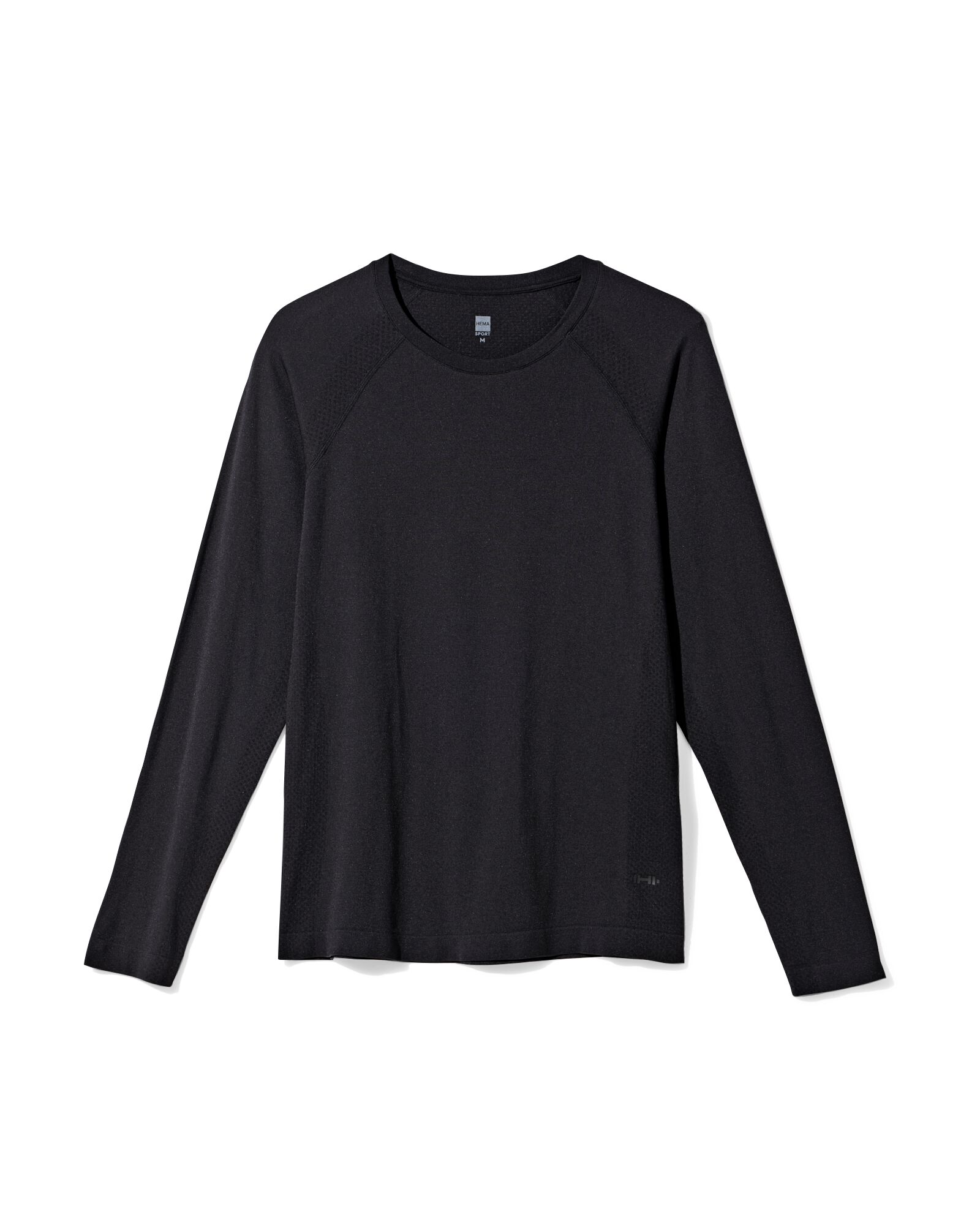 damessportshirt naadloos  zwart zwart - 36000035BLACK - HEMA
