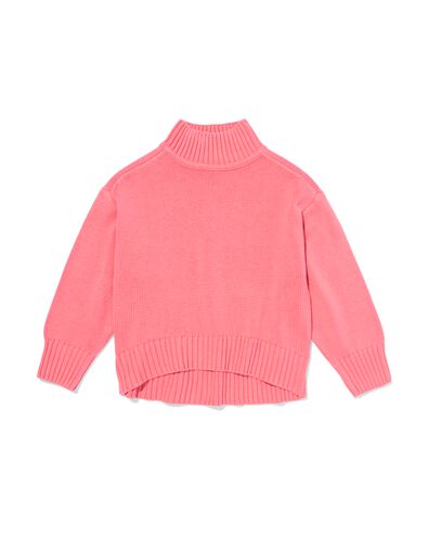 Kinderpullover in Grobstrick rosa rosa - 30837117PINK - HEMA