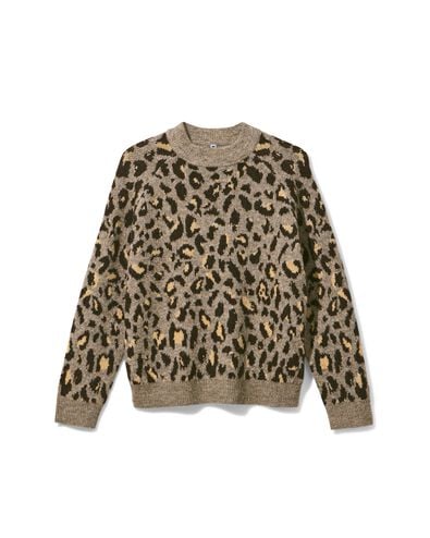 pull femme gelly l&eacute;opard multi multi - 36204970MULTI - HEMA