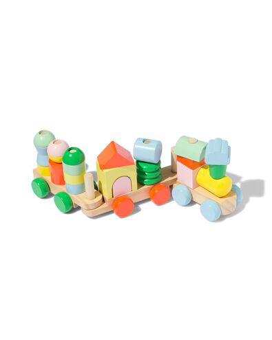 train en bois 44 cm - 15100501 - HEMA