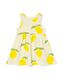 robe débardeur bébé citrons jaune pâle 98 - 33047257 - HEMA