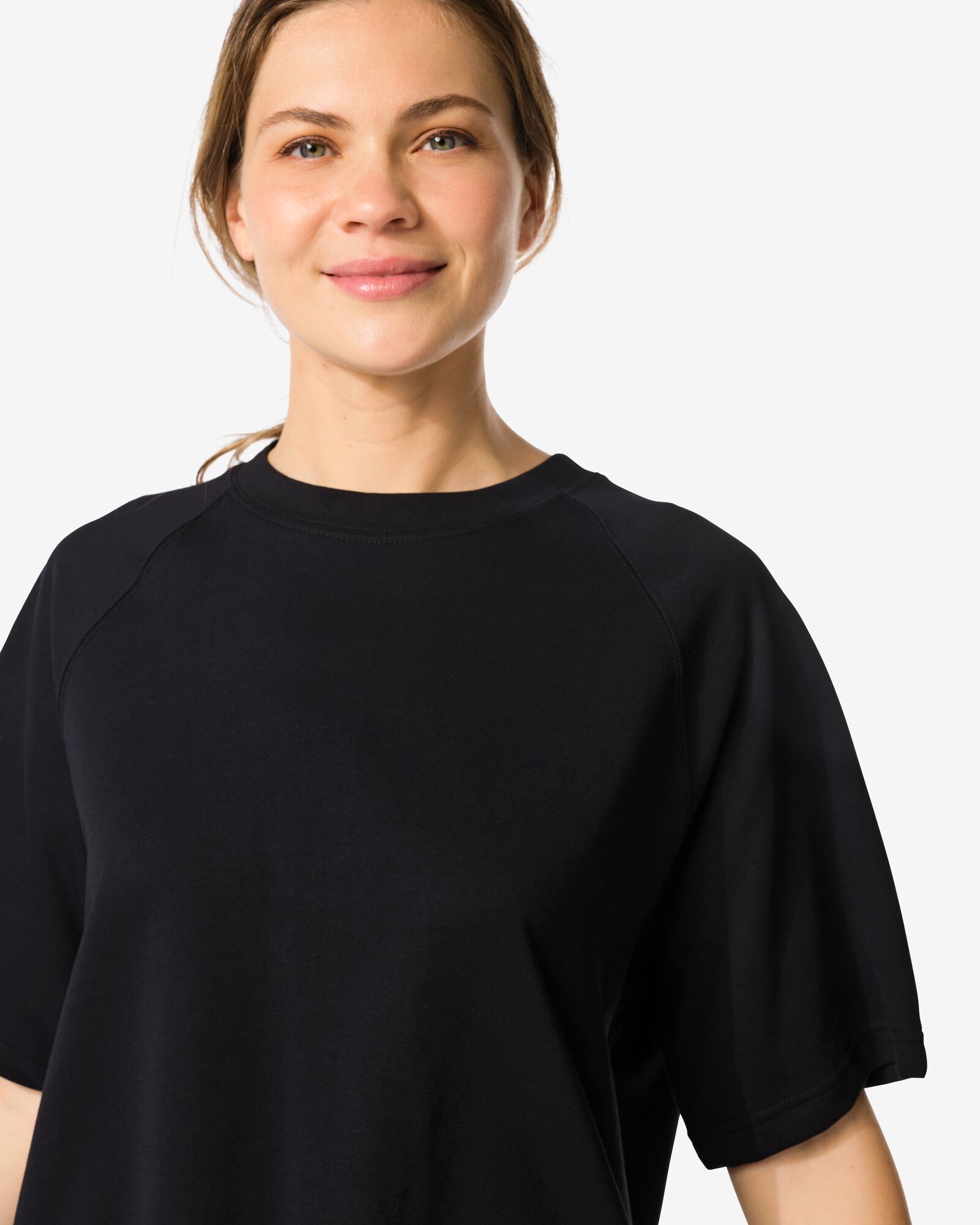 dames T-shirt Luca zwart - 36203480BLACK - HEMA