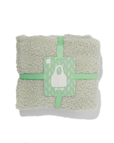 Tasche, Teddystoff, grau - HEMA