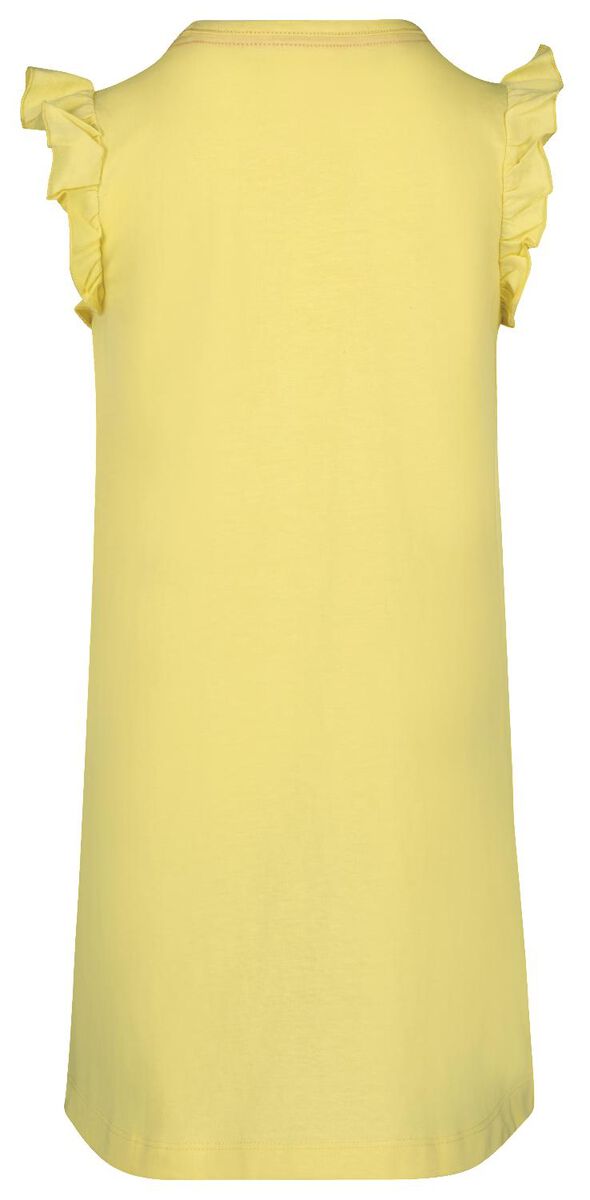 chemise de nuit enfant avec arc-en-ciel jaune jaune - 1000027294 - HEMA