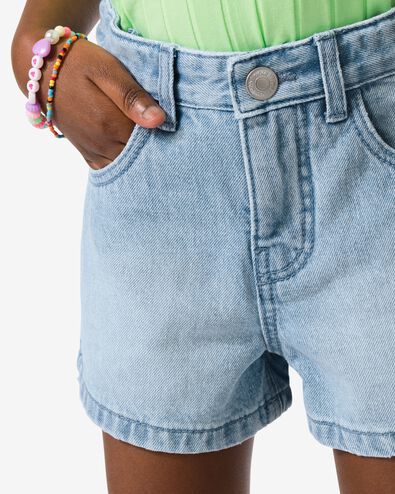 kinder korte broek denim lichtblauw - 30810969LIGHTBLUE - HEMA
