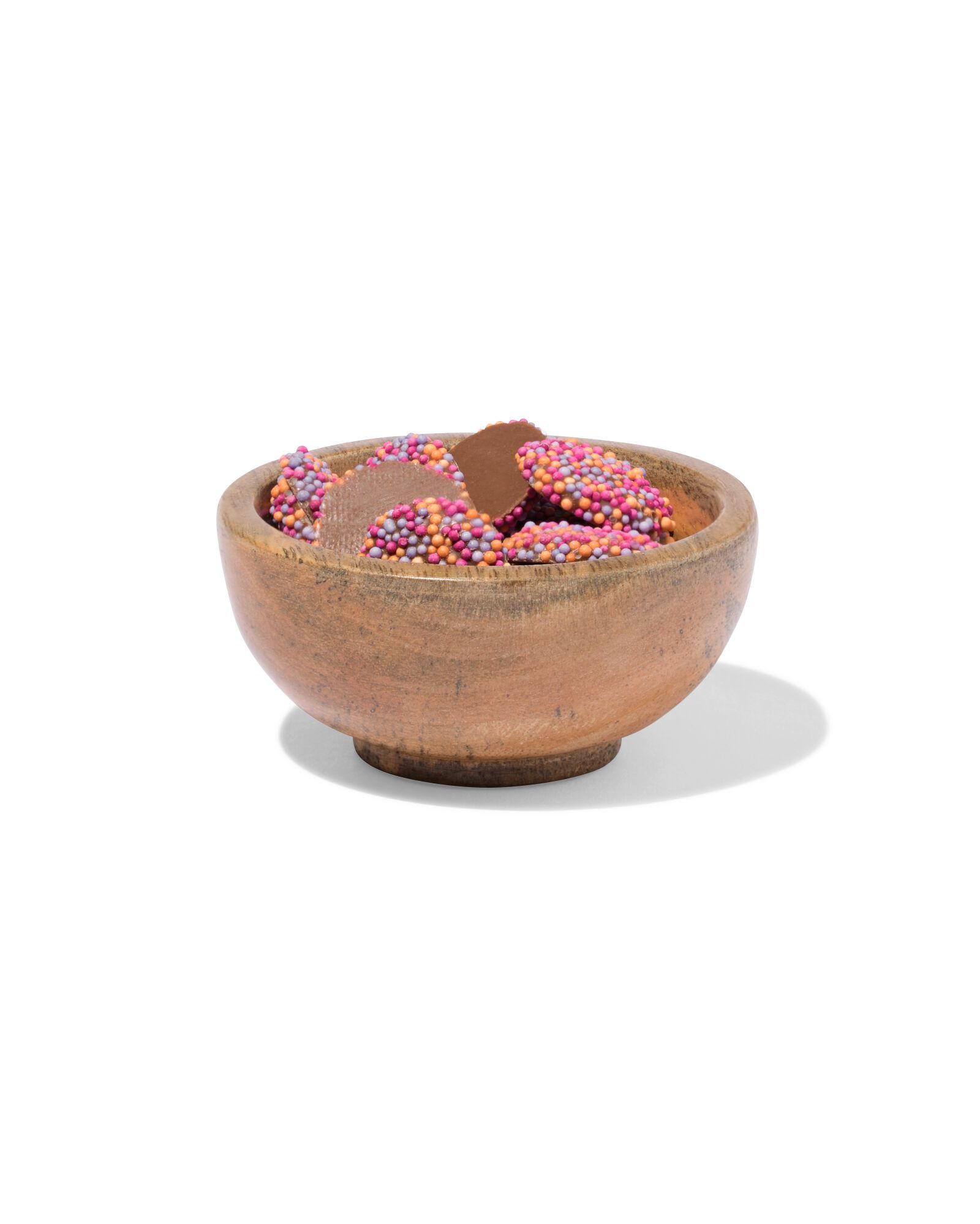 schaaltje ⌀7.5cm mangohout - 9650382 - HEMA