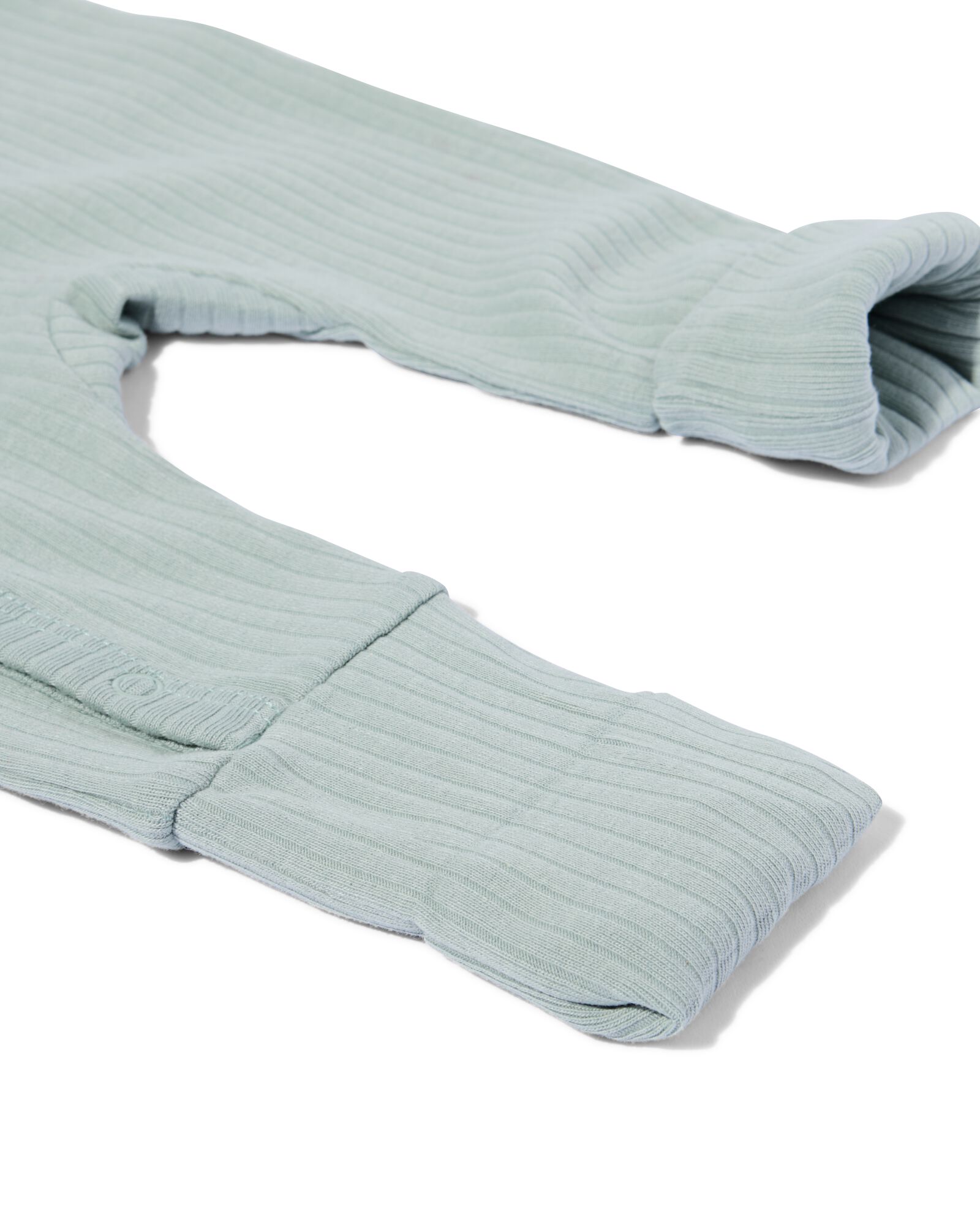 newborn meegroei boxpakje rib bamboe met stretch groen - 33413020GREEN - HEMA
