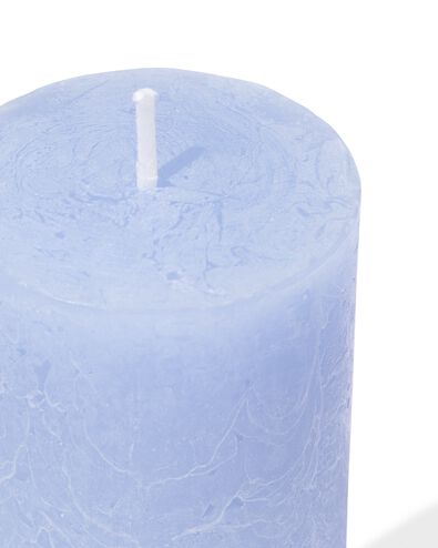 Rustikale Kerze &Oslash; 5 x 11 cm, Hellblau hellblau 5 x 11 - 13502909 - HEMA