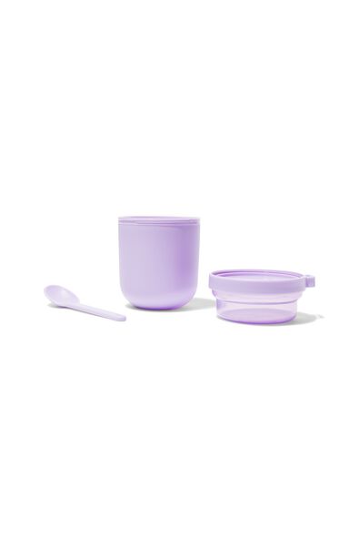 Joghurtbecher to go, violett 500 ml - 80650092 - HEMA