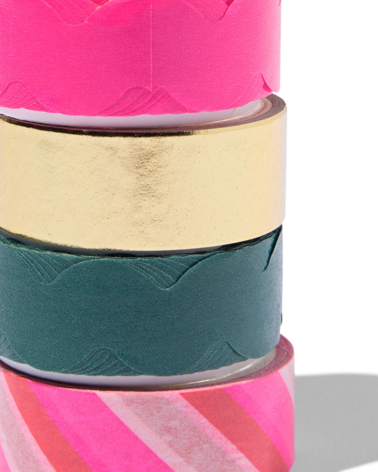 4 rubans adh&eacute;sif washi No&euml;l - 25300079 - HEMA