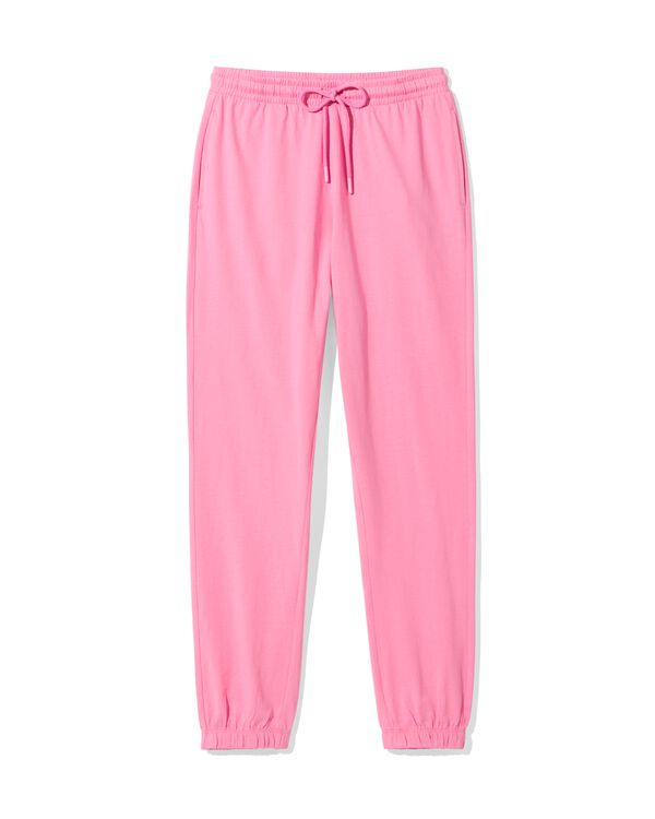 pantalon pyjama femme jersey rose rose - 23401005PINK - HEMA