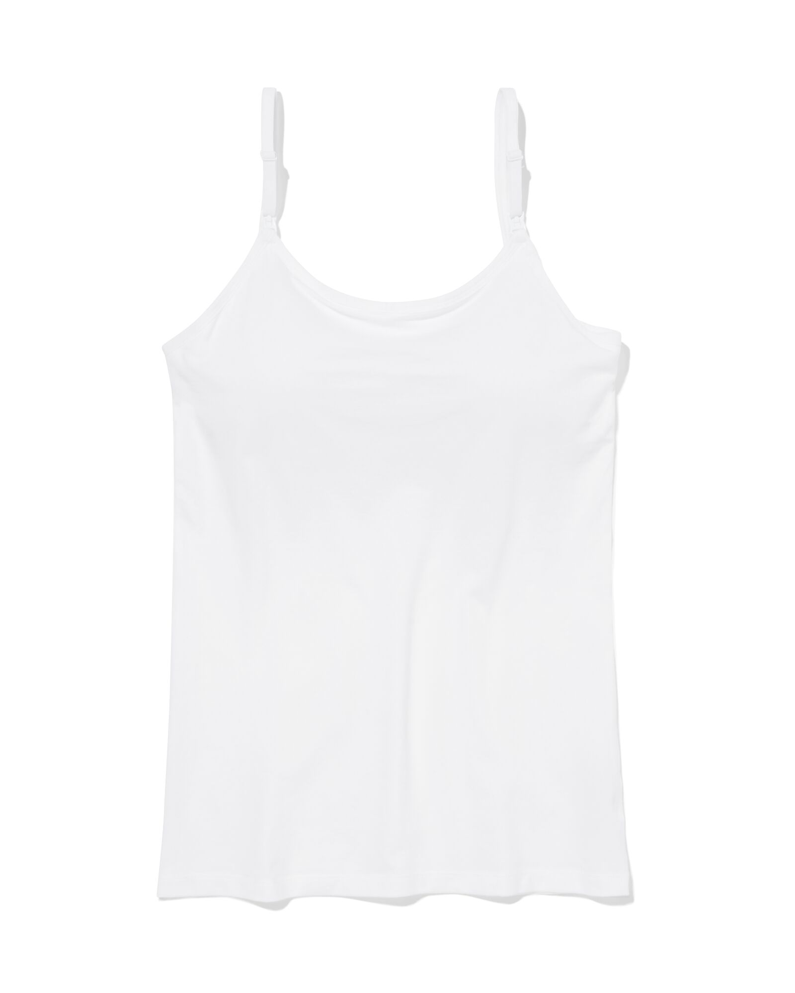 Stillhemd mit integrierten Cups wei&szlig; wei&szlig; - 21500687WHITE - HEMA