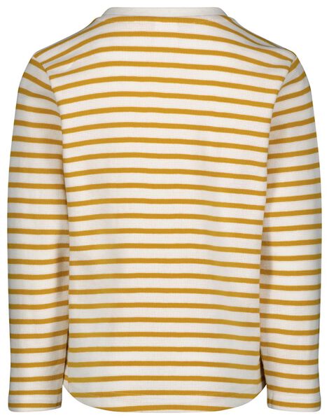 Kinder-Shirt, Streifen gelb gelb - 1000026227 - HEMA