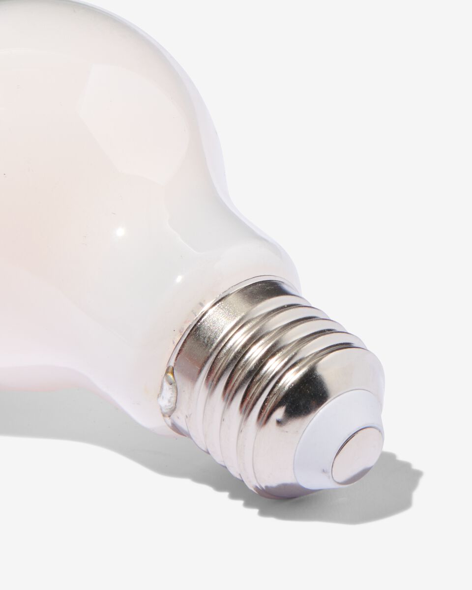 LED-Lampe, satiniertes Glas, E27, 8.5 W, 1055 lm, dimmbar, Birnenlampe - 20070083 - HEMA