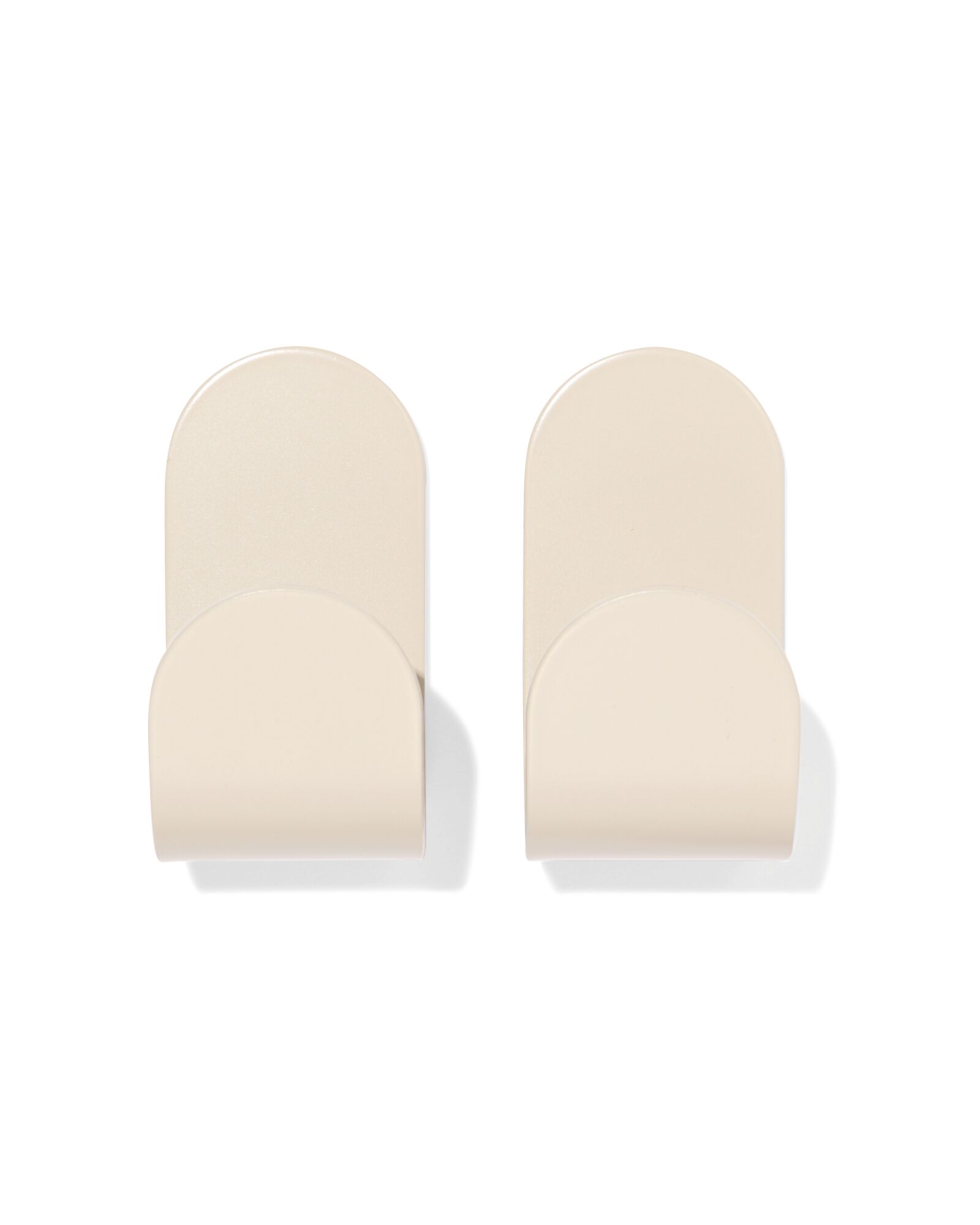 crochets autocollants sable - lot de 2 - 80330066 - HEMA