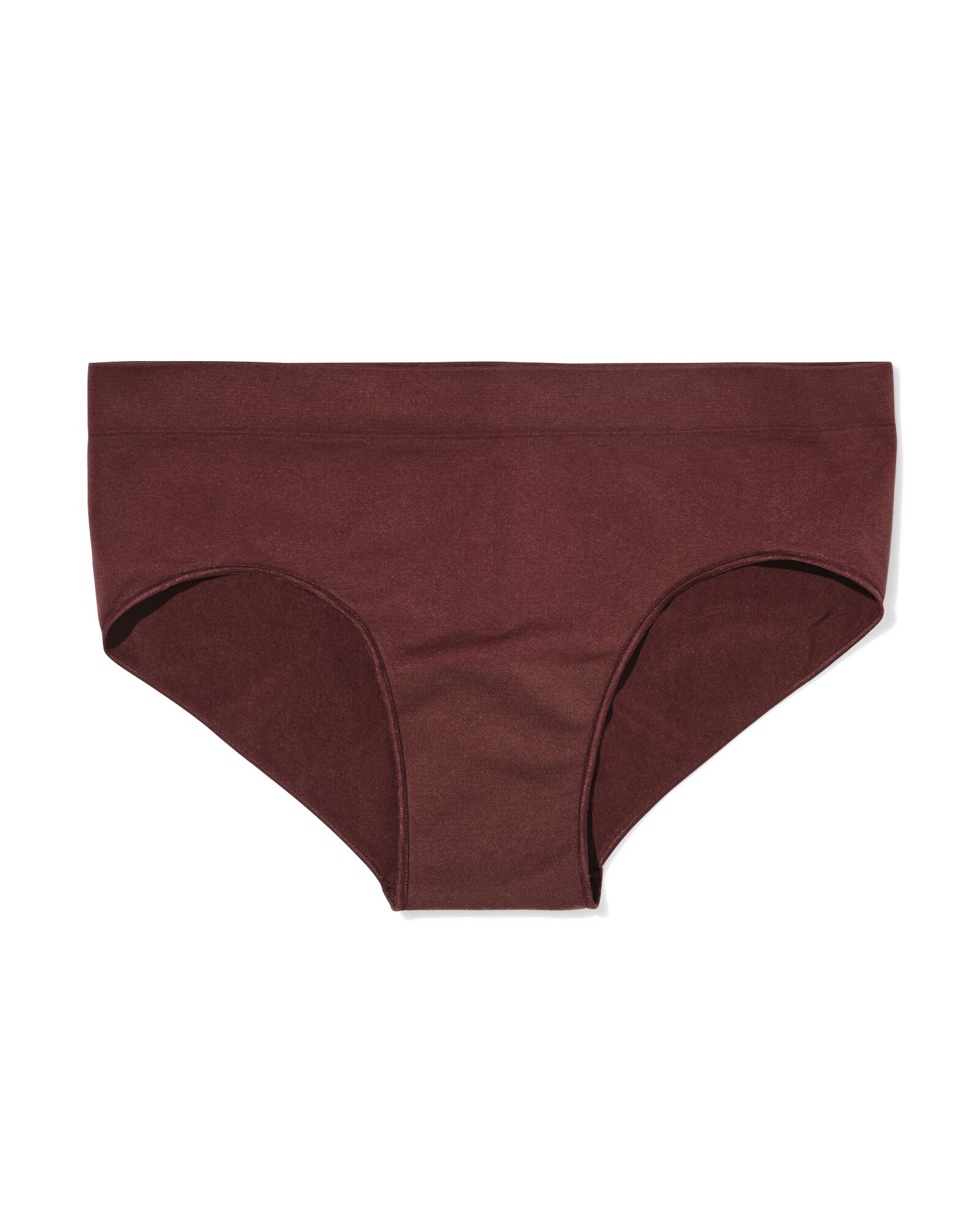 slip hipster femme sans couture microfibre marron fonc&eacute; - 19601534DARKBROWN - HEMA