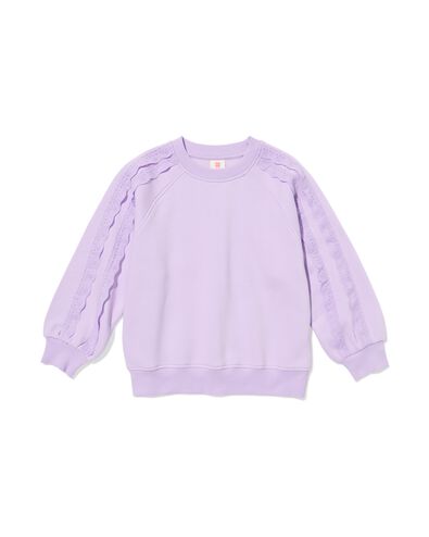 Kinderpulli mit Stickerei  violett - 30837251PURPLE - HEMA