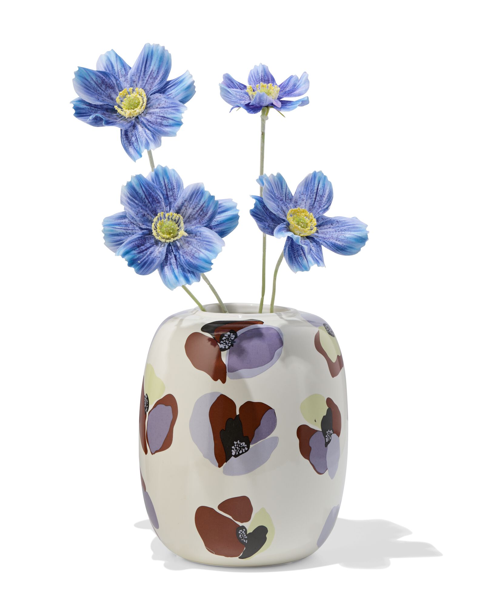 Vase ⌀ 14 x 18 cm Keramik Mohn - 13326004 - HEMA