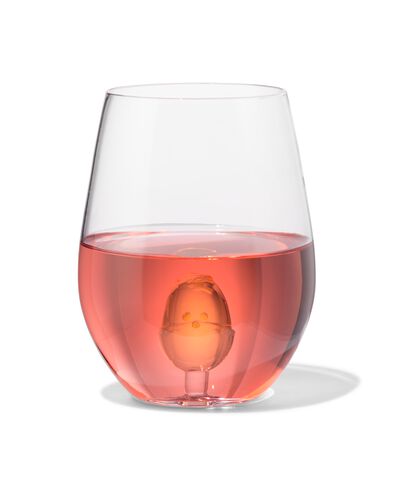 Glas ⌀ 11 &times; 13 cm, mit Figur, K&uuml;ken - 25800054 - HEMA