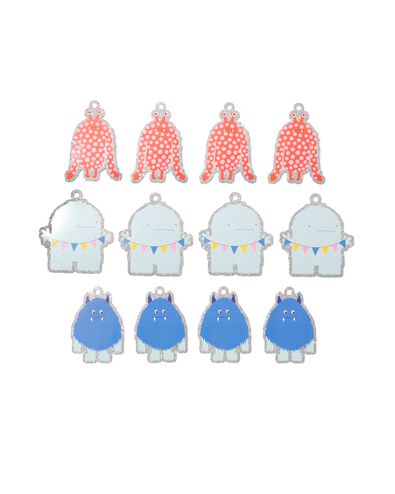 Etiketten 14 &times; 9,5 cm, Monster &ndash; 12 St&uuml;ck - 14700669 - HEMA