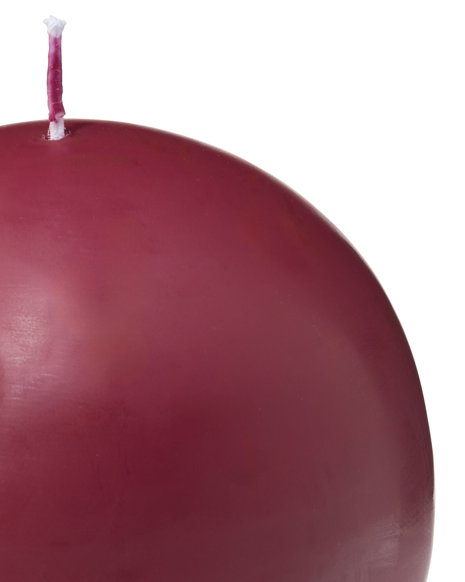 bougie sph&eacute;rique &Oslash;14,5cm aubergine - 13506137 - HEMA