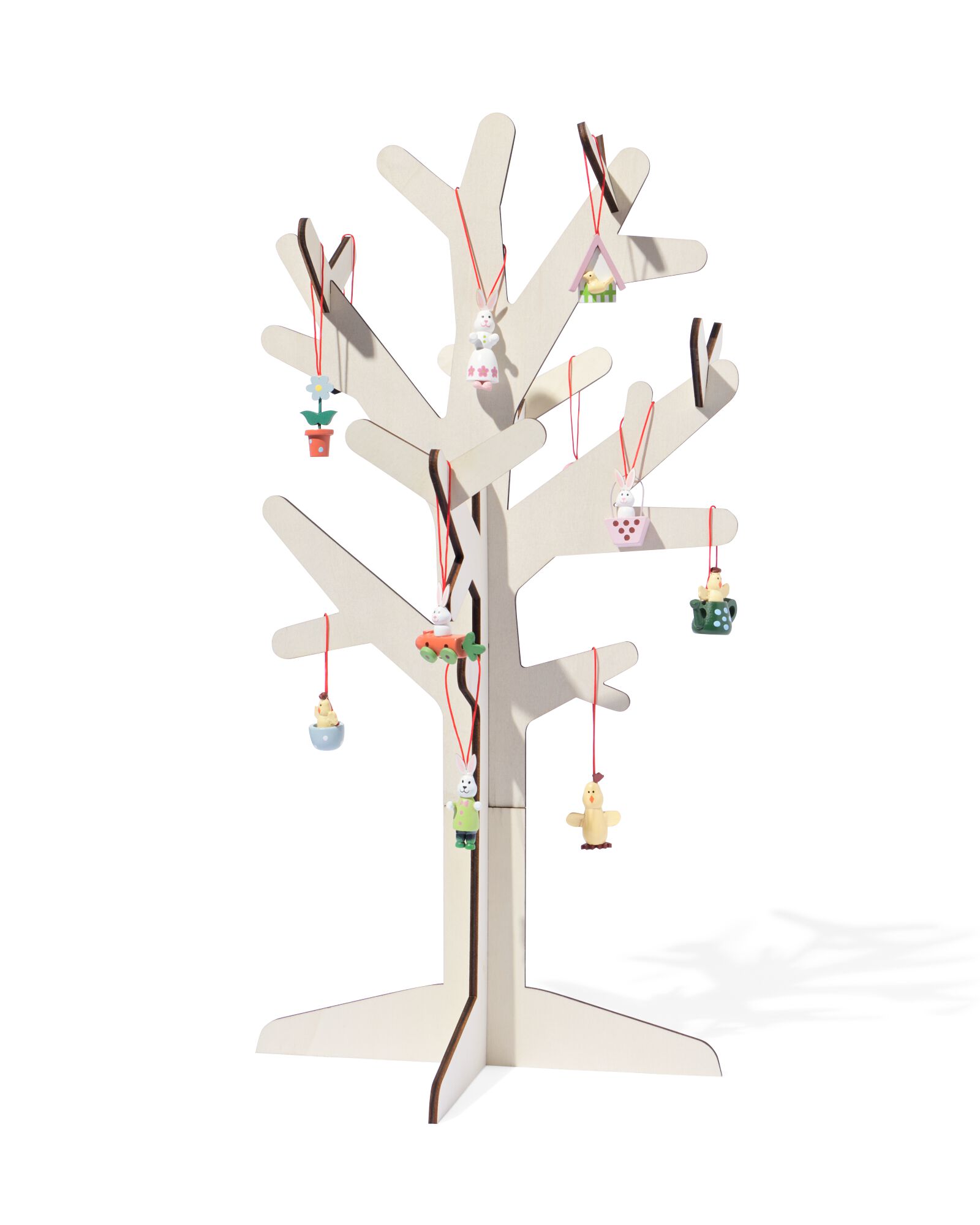 pendentifs 7 cm bois P&acirc;ques - lot de 11 - 25830058 - HEMA