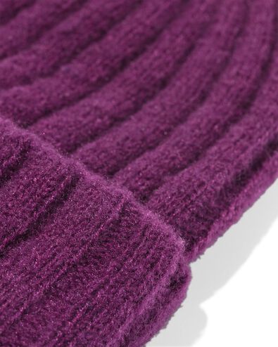 bonnet pour dames violet foncé - 16451073 - HEMA