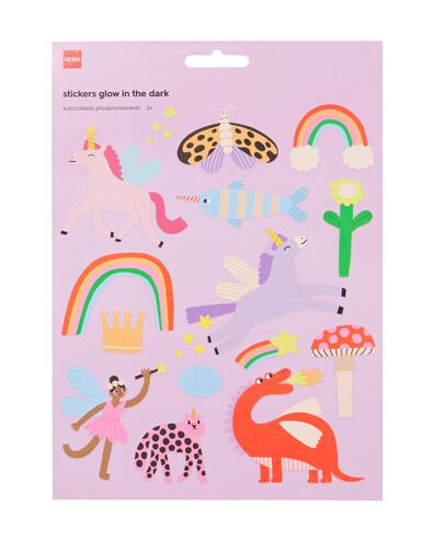 stickers glow in the dark fantasie - 15900336 - HEMA