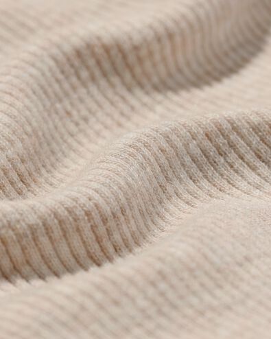 meegroei overslag body rib met bamboe stretch zand zand - 33486610SAND - HEMA