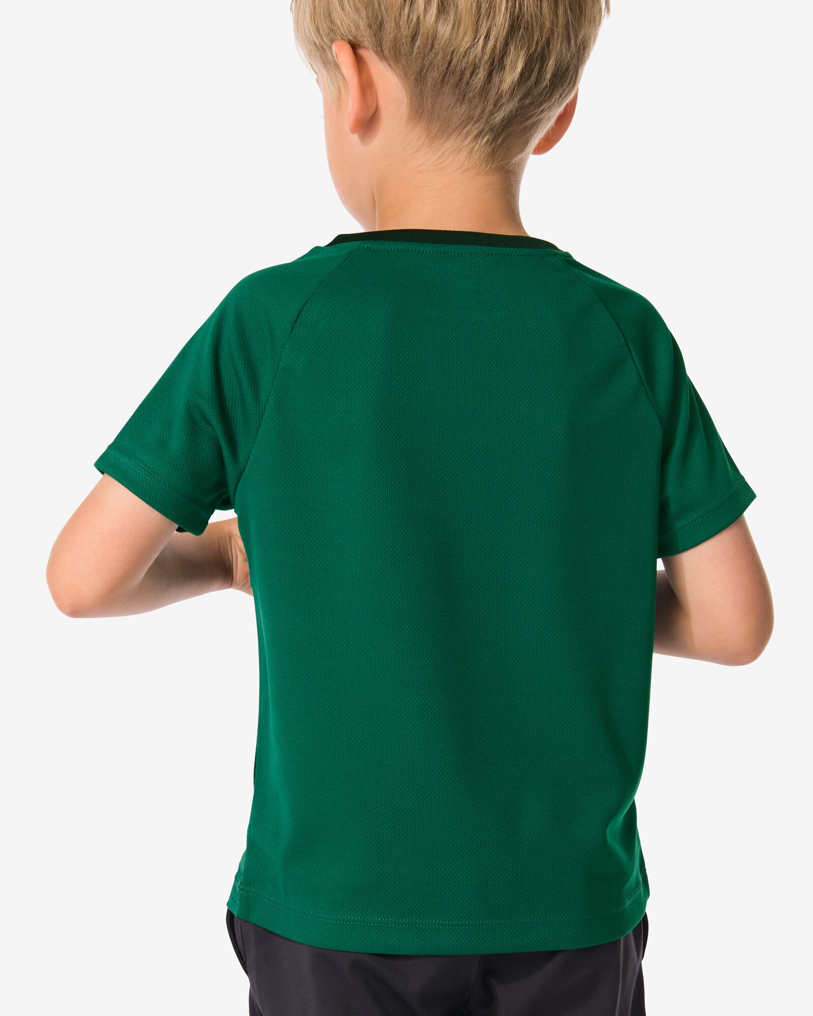kinder voetbalshirt  donkergroen donkergroen - 30690137DARKGREEN - HEMA