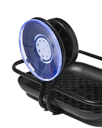 porte-savon avec ventouse noir - 80300156 - HEMA