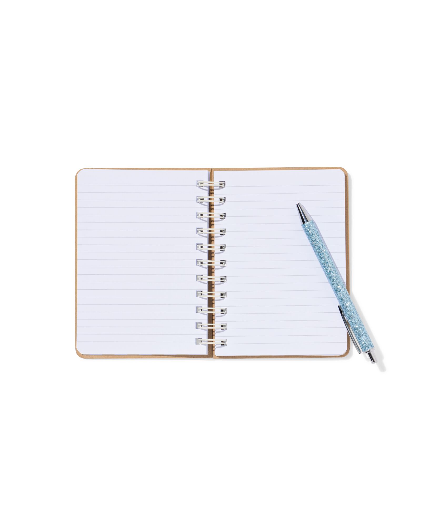 carnet A6 lignes kraft - 14120124 - HEMA