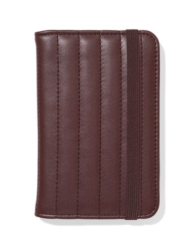 &eacute;tui de passeport c&ocirc;tel&eacute; marron - 18160019 - HEMA