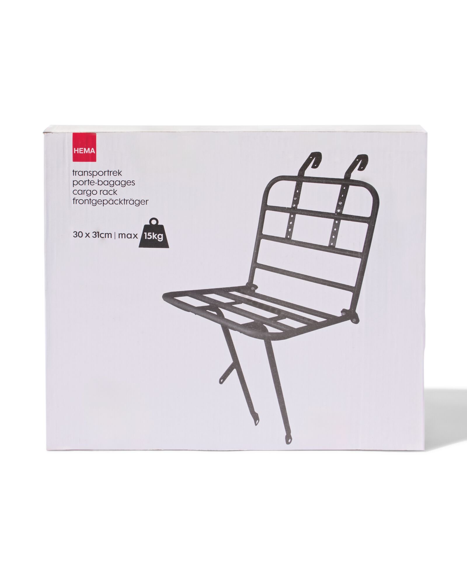 porte-bagage 30x31 15kg noir mat - 41150041 - HEMA