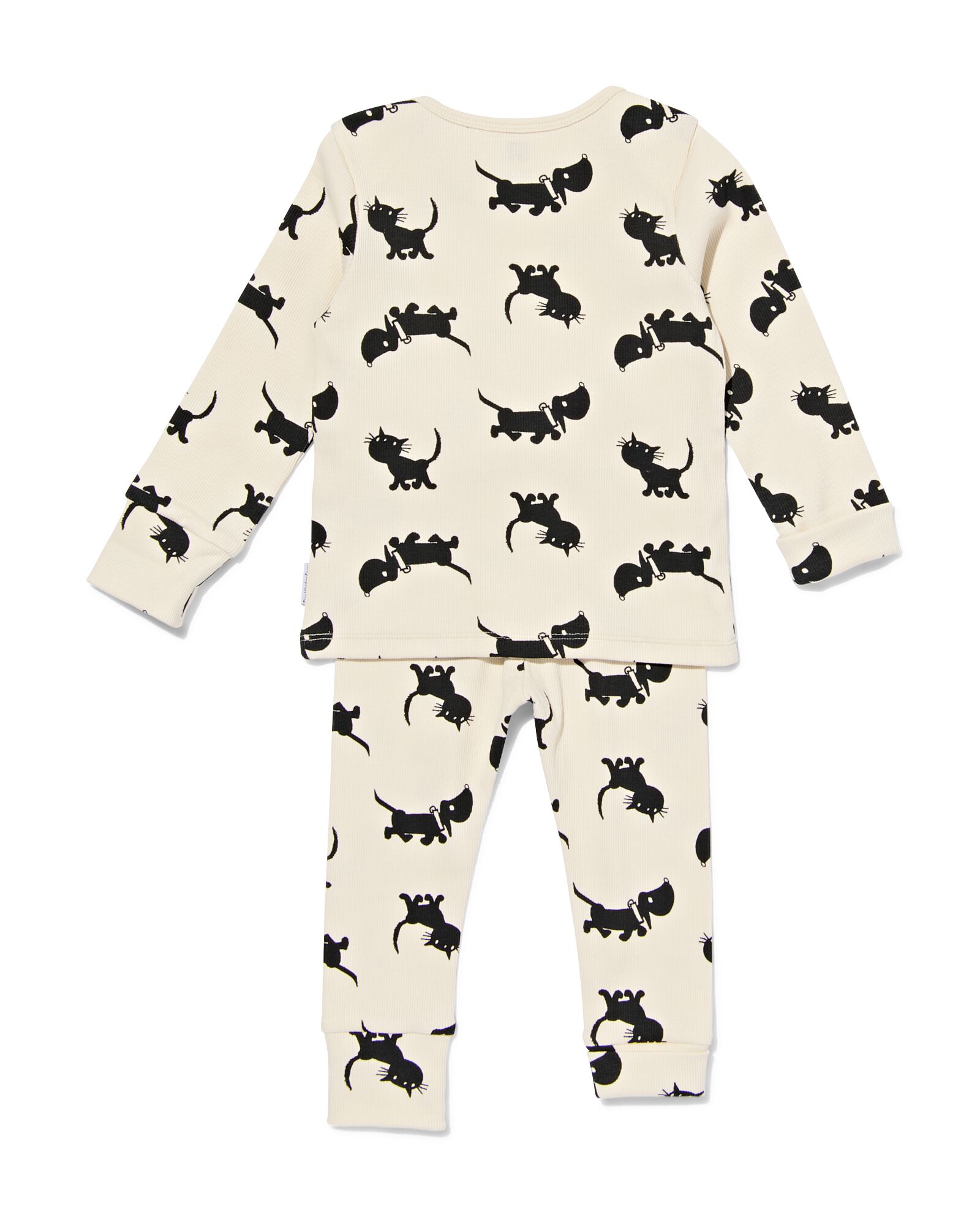 Takkie und Siepie Baby-Pyjama zum Mitwachsen eierschalenfarben eierschalenfarben - 33387740OFFWHITE - HEMA