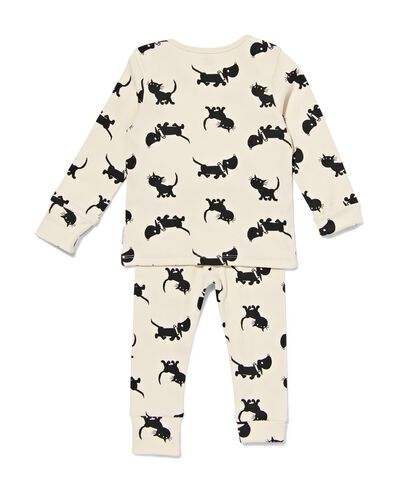 Takkie und Siepie Baby-Pyjama zum Mitwachsen eierschalenfarben eierschalenfarben - 33387740OFFWHITE - HEMA