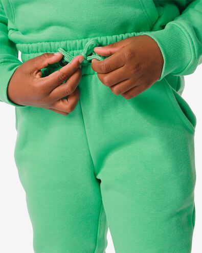 pantalon sweat enfant vert 98/104 - 30777014 - HEMA