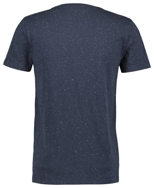 t-shirt homme bleu foncé XL - 34297479 - HEMA