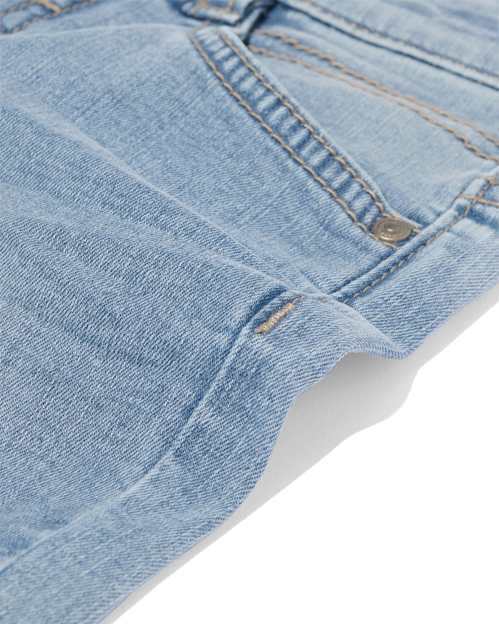 kinderjeans skinny fit lichtblauw lichtblauw - 30708507LIGHTBLUE - HEMA