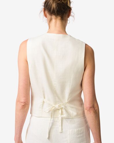 damesgilet Isla wit wit - 36208640WHITE - HEMA