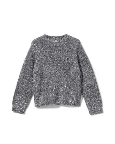 Damen-Pullover, gestrickt, Floor, Glitzerelemente silber - 36206070SILVER - HEMA