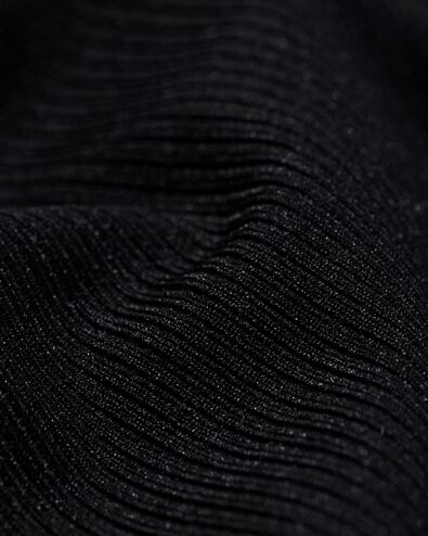 string taille haute femme micro côtelé noir XL - 19620659 - HEMA