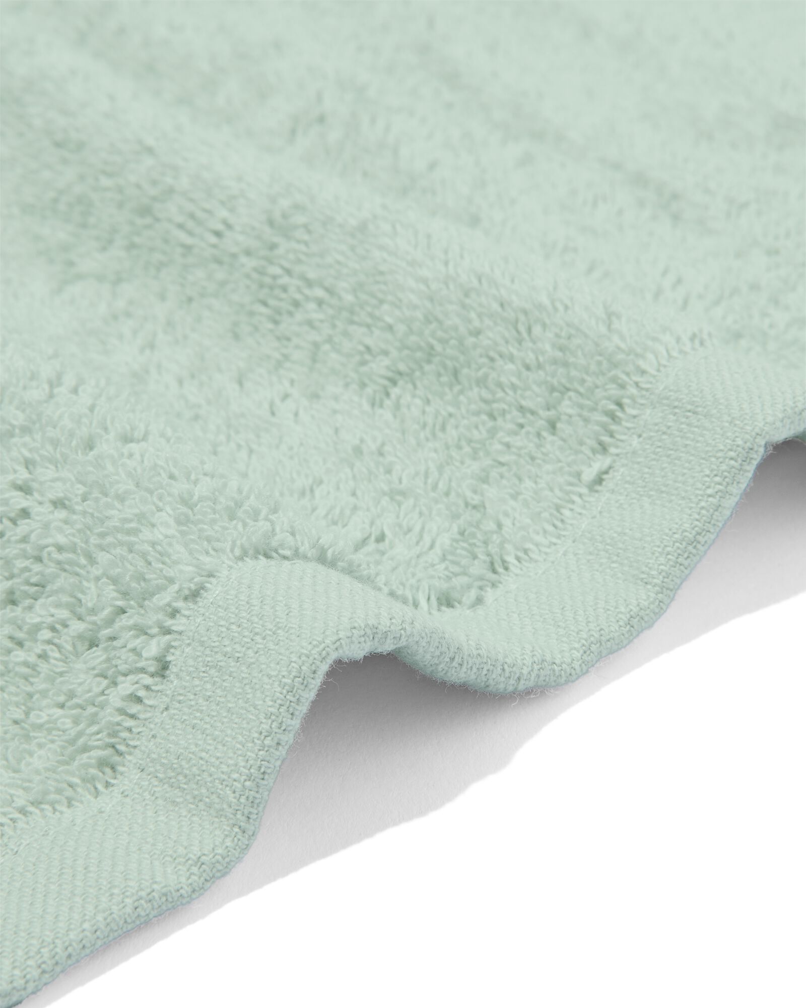 serviettes de bain - qualit&eacute; &eacute;paisse vert clair d&eacute;barbouillettes 30 x 30 - 5245409 - HEMA
