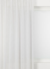 tissu pour rideaux purmerend ivoire ivoire - 1000015785 - HEMA