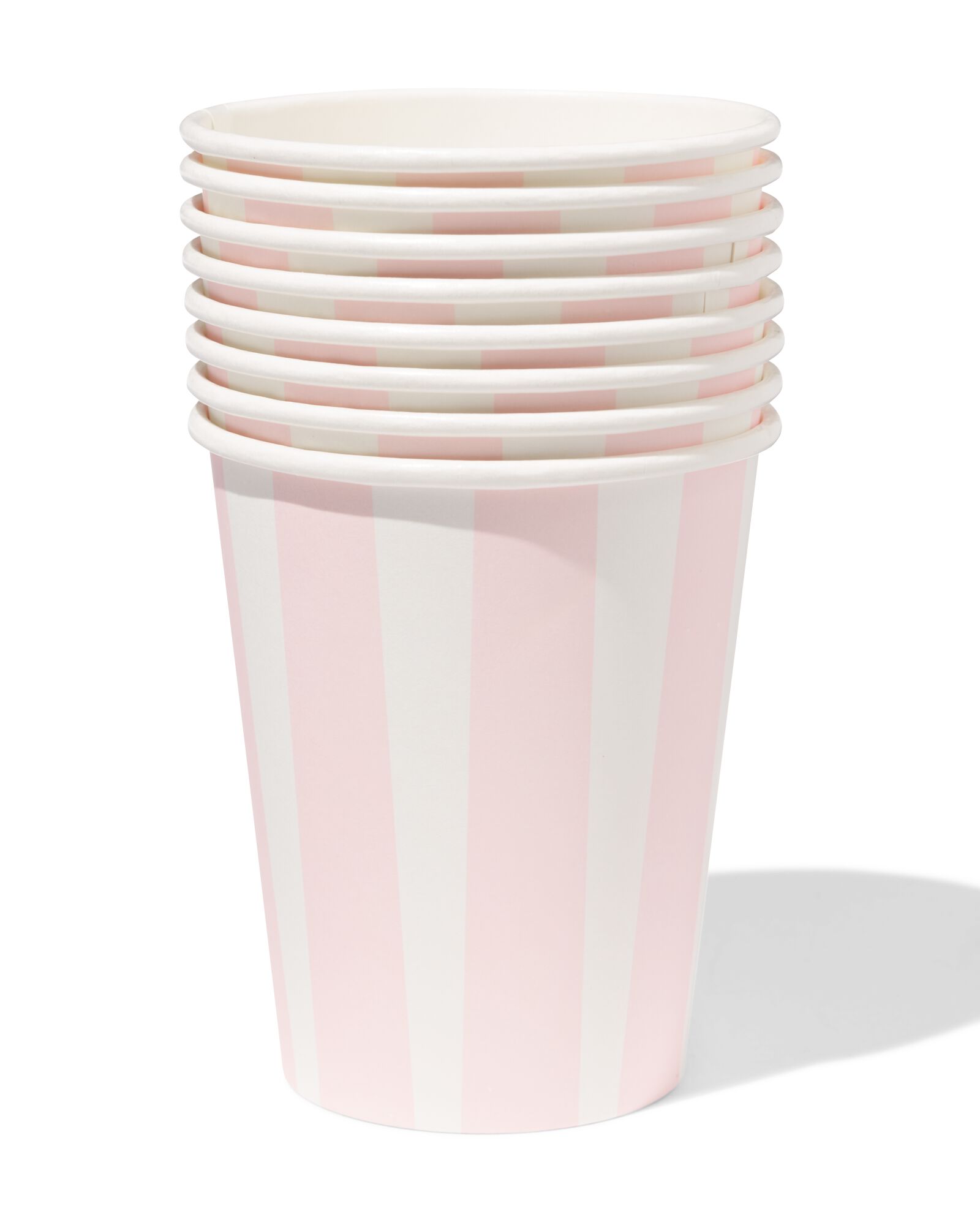 gobelets 250ml carton rayures - lot de 8 - 14250368 - HEMA