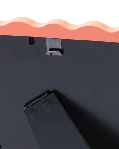 Bilderrahmen 15 &times; 20 cm, Holz, Wellen, Korallenrot - 13640007 - HEMA