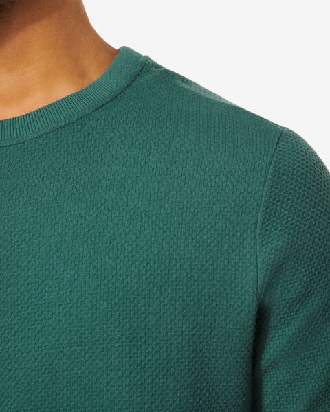 Herren-Sweatshirt grün - 1000029207 - HEMA