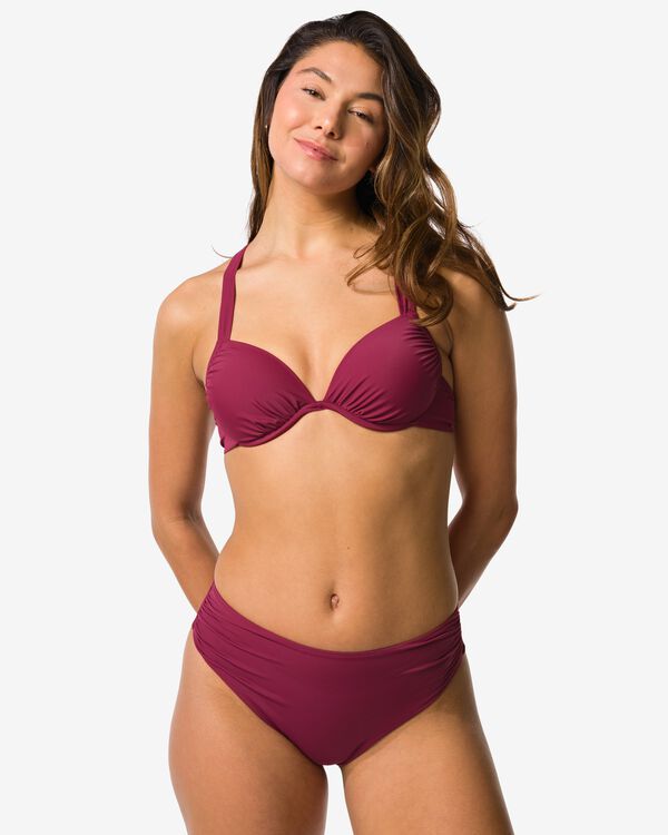 Damen-Bikinihose Dana  dunkelrot dunkelrot - 22360320DARKRED - HEMA
